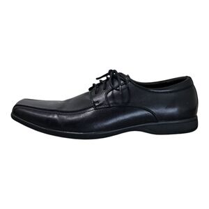 Asher Green Black Leather Oxfords Size 13